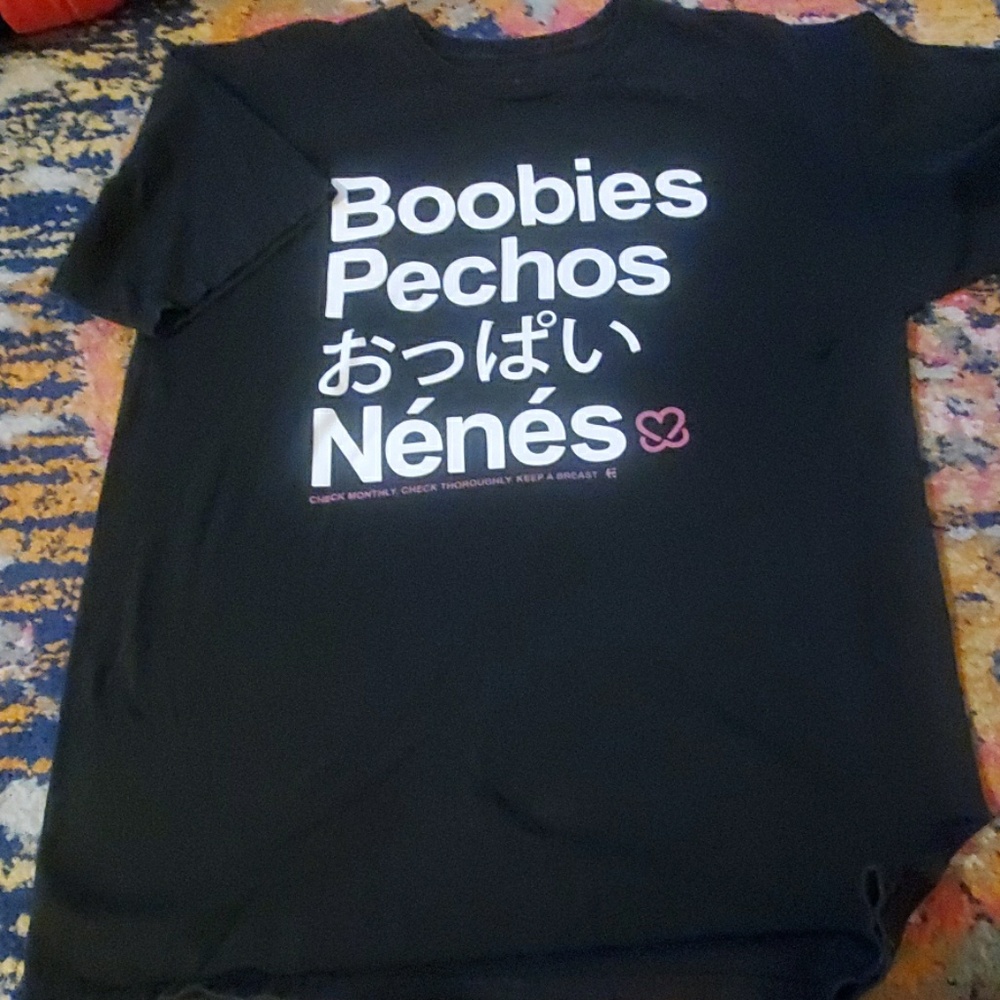 Black Etnies Boobies Tshirt size Large